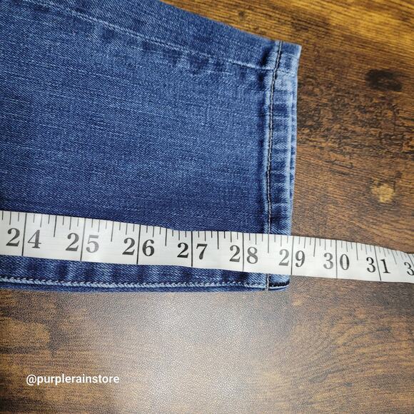 Madison Jeans 14 Astor Mid Rise Skinny Ankle Medium Wash Stretch Denim - Picture 8 of 9